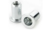 Blind Rivet Nut - Round Flat Head - Aluminum - M6