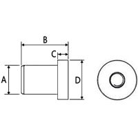 Rubber Nut - M5x15mm