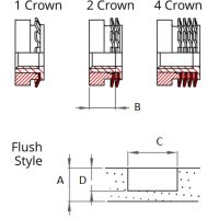 Keep-Nut® - 2 Crown - M6