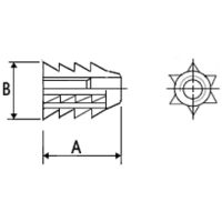 Woodfit - Unheaded - Type A - M4x10mm